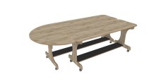 Combinatie J-tafel 225 inzettafel 165 grey craft oak Tangara Groothandel voor de Kinderopvang Kinderdagverblijfinrichting9